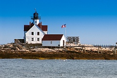 Cuckolds Lighthouse in Boothbay Region in Maine